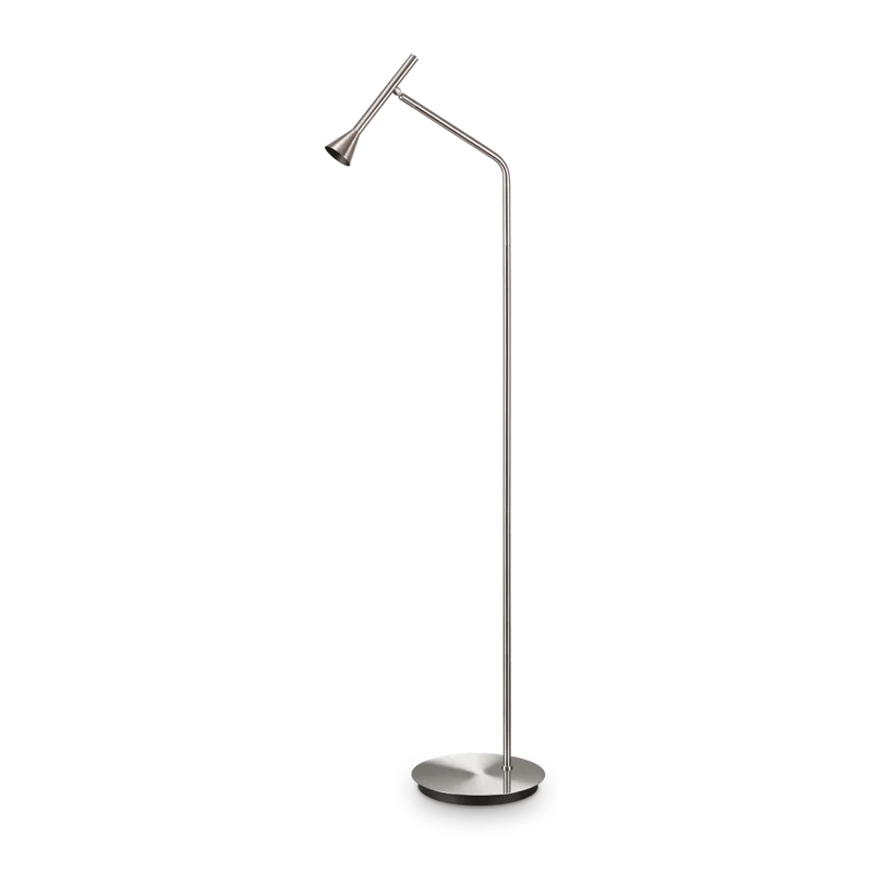 Lampadaire LED DIESIS nickel mat