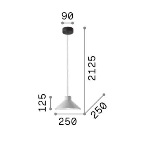 Élégante suspension OIL-6 : modernité et robustesse en béton