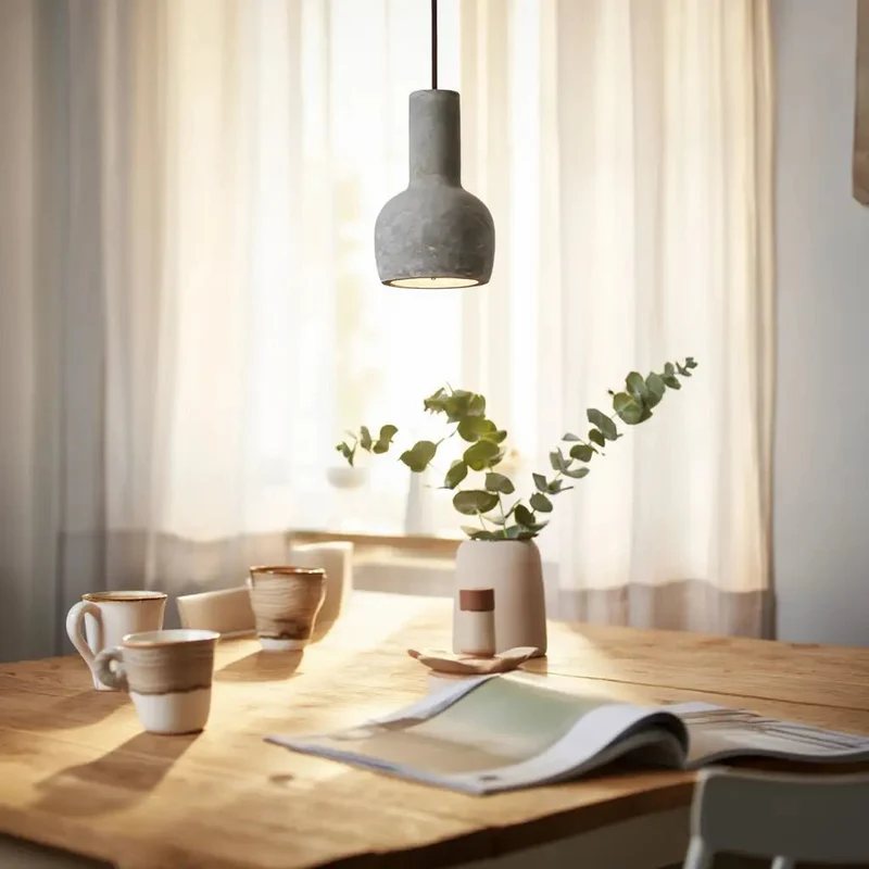 Suspension en béton OIL-3: Illuminez votre intérieur avec style