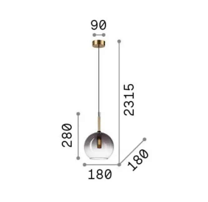 'Luminaire design Suspension EMPIRE Sfera: élégance et modernité''