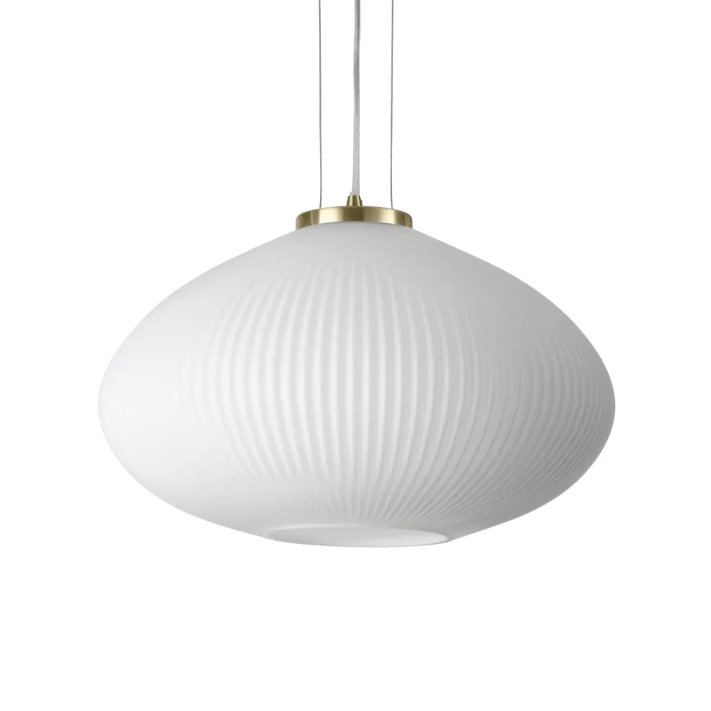 Suspension PLISSE verre soufflé Ø 35 ou 45