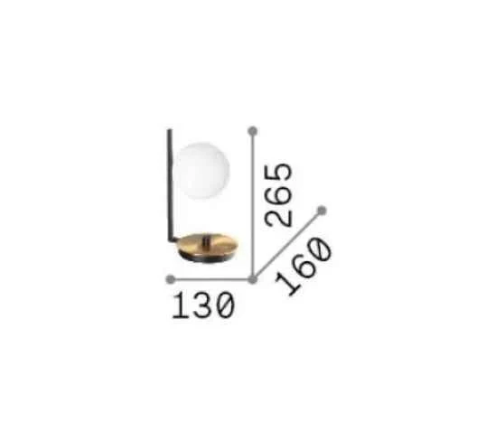 Lampe de table BIRDS verre soufflé