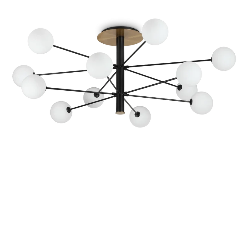 Plafonnier COSMOPOLITAN douze lampes