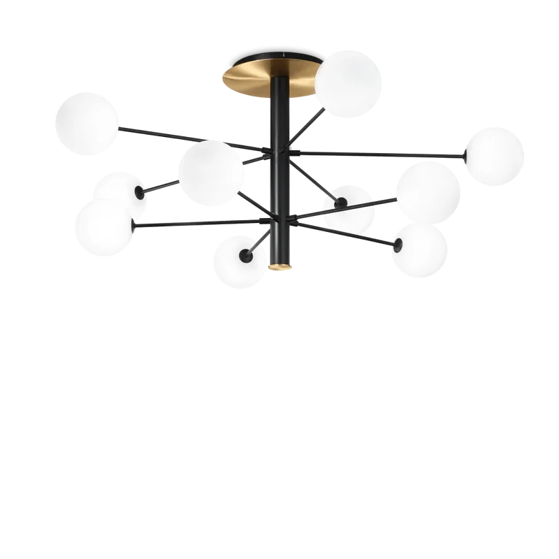 Plafonnier COSMOPOLITAN dix lampes