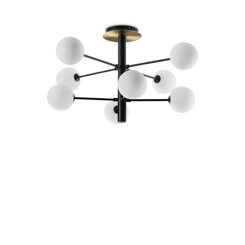 Plafonnier COSMOPOLITAN huit lampes