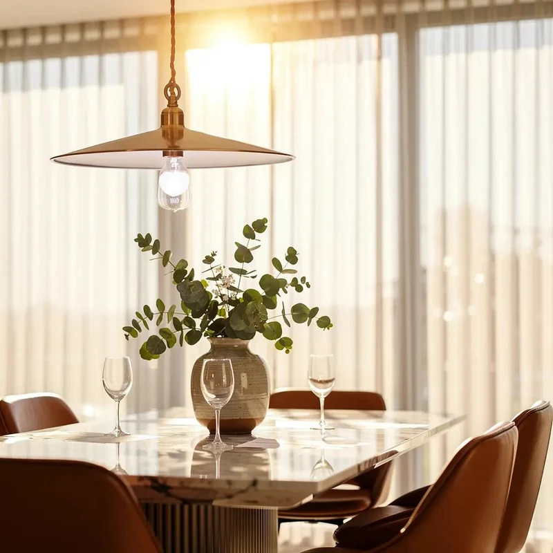 Luminaire CANTINA cuivre: suspendez l'élégance à votre plafond.