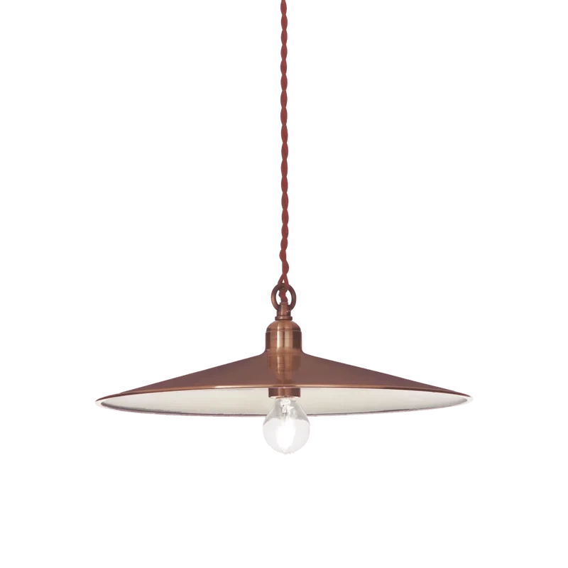 Luminaire CANTINA cuivre: suspendez l'élégance à votre plafond.