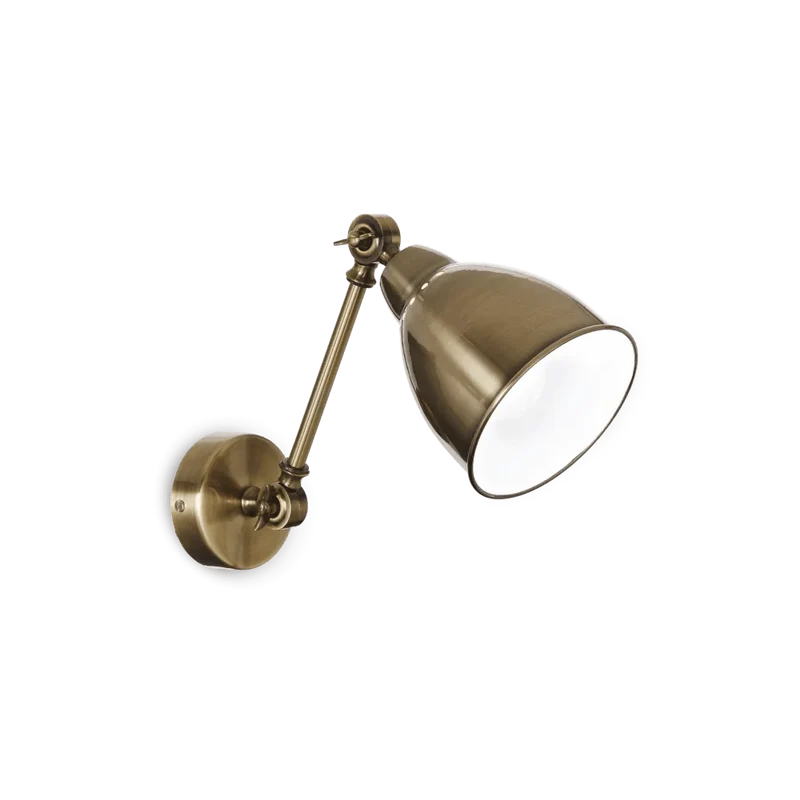 Applique Murale orientable NEWTON nickel-mat brunie