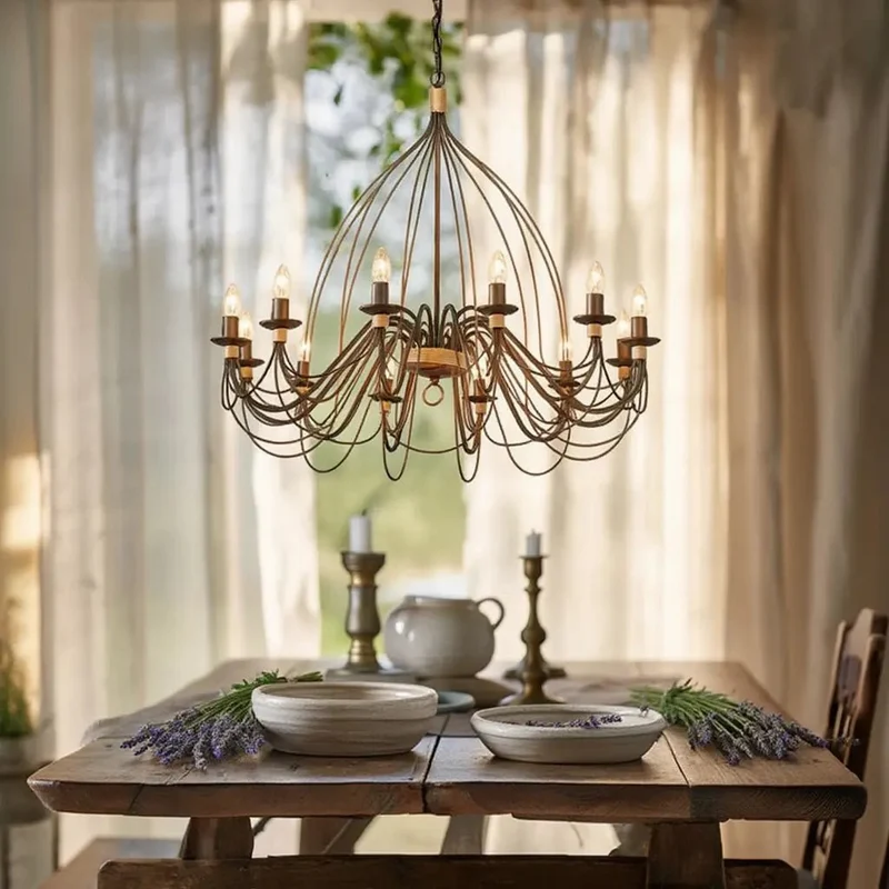 Suspension CORTE-SP12 rouille effet antique