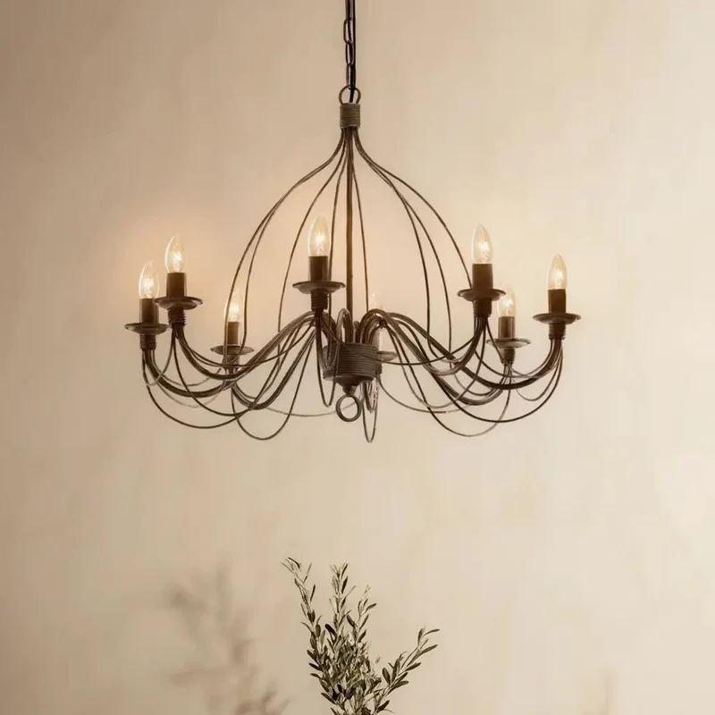 Suspension CORTE-SP8 rouille effet antique