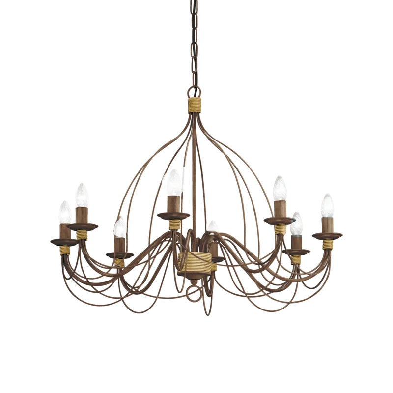 Suspension CORTE-SP8 rouille effet antique