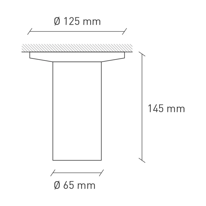 Plato Design Cromia Ceiling Lamp with Cover Plate