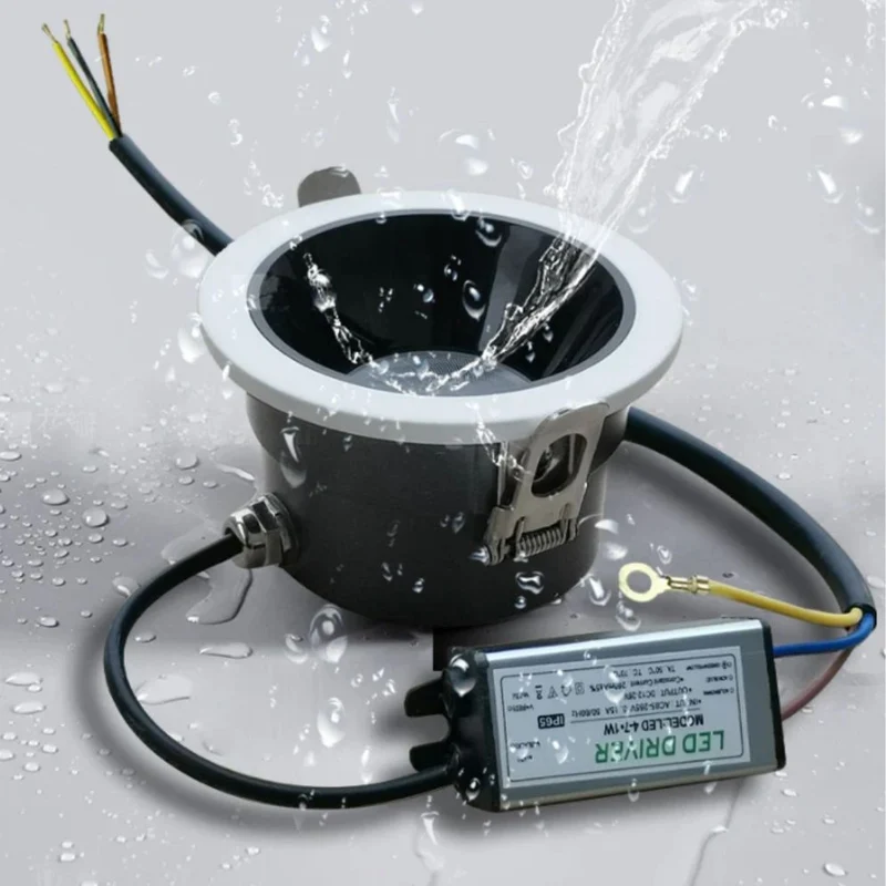 Spot IP65 Étanche Anti-Buée – Salle de Bain, Douche ou Terrasse