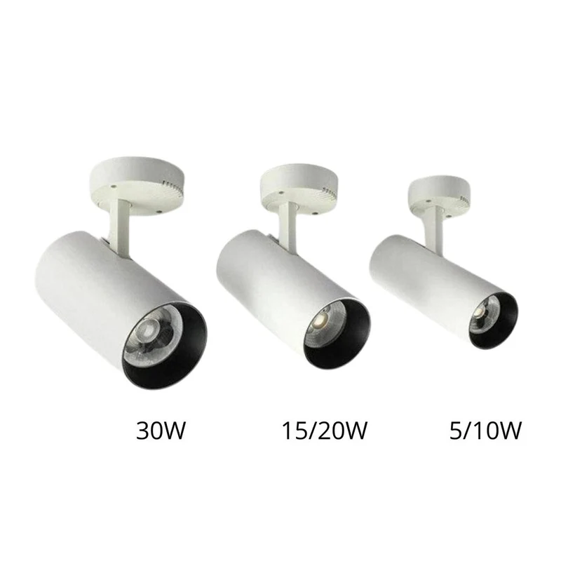 Spot LED Chambre Cylindrique 360° – Vertical ou Incliné, Discret