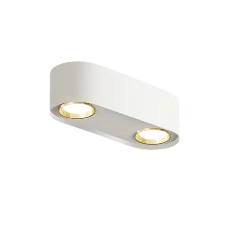 Spot Fixe Double LED Blanc – Minimaliste, Idéal Petits Espaces