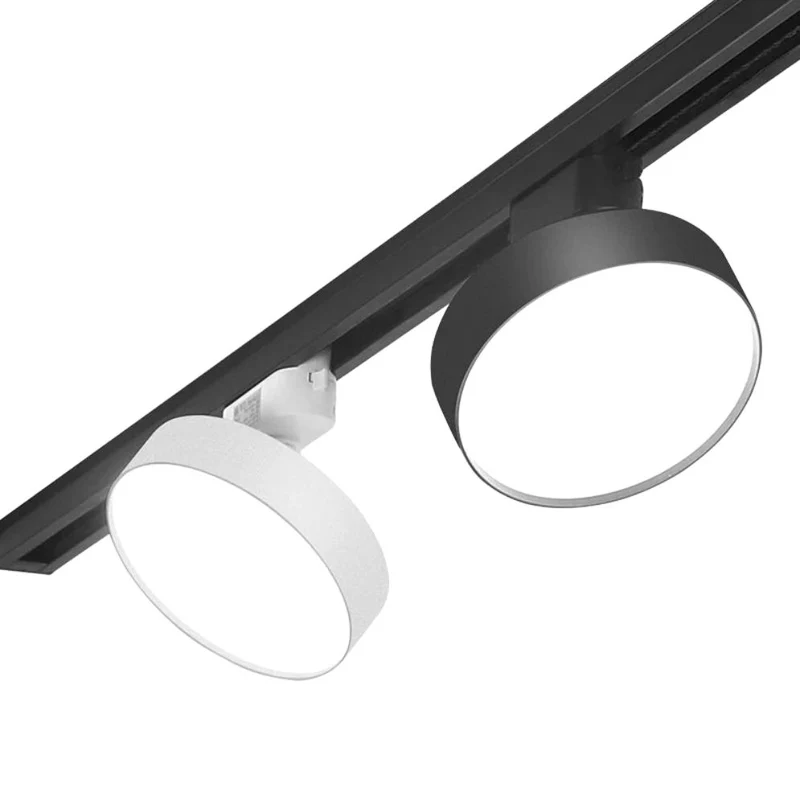 Plafonnier Cuisine Puissant à Spots LED – 9 à 24W, Noir ou Blanc