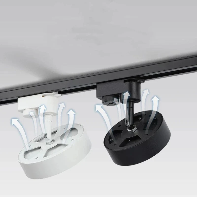 Plafonnier Cuisine Puissant à Spots LED – 9 à 24W, Noir ou Blanc