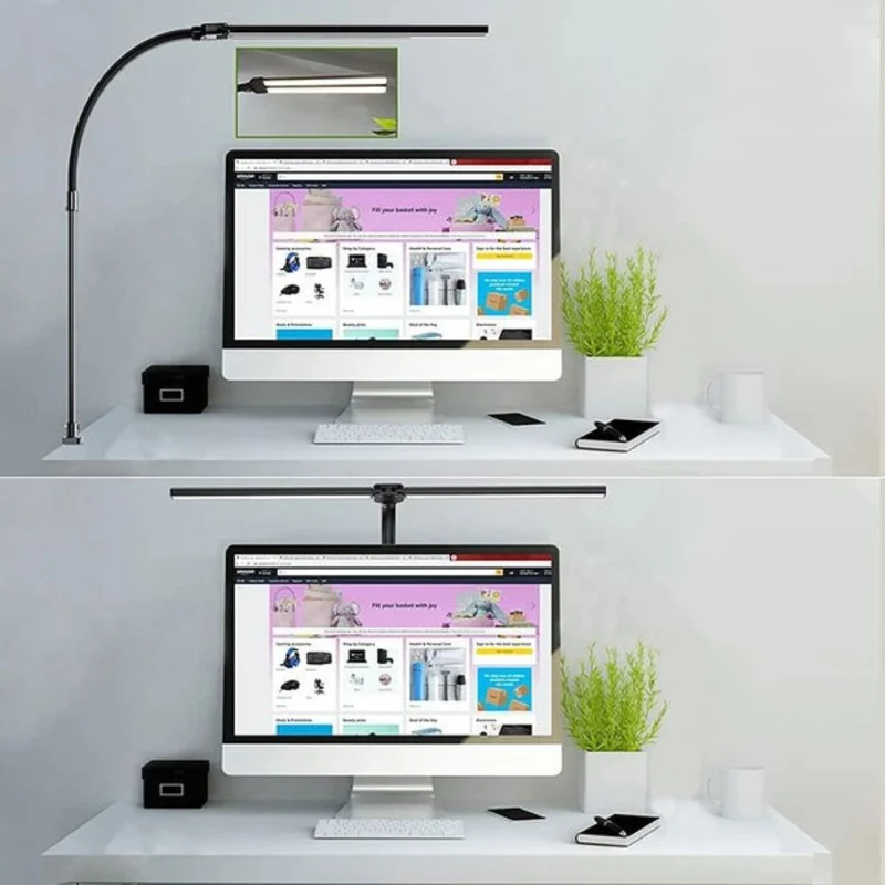 Lampes de Bureau Led à Double Tête