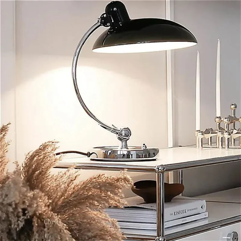 Lampe de Bureau Led à Pince à Bras Articulé Noir
