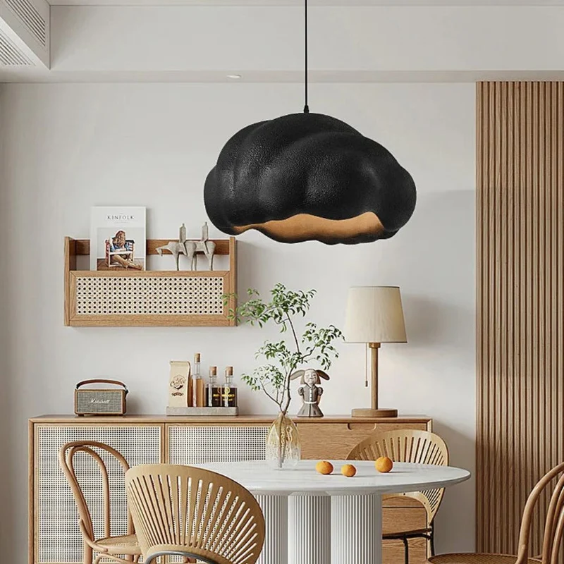 Lustre Chambre à Coucher Nuage Flottant – Noir, Gris ou Blanc