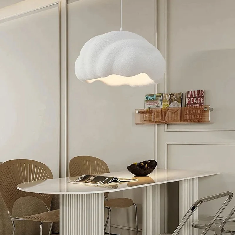 Lustre Chambre à Coucher Nuage Flottant – Noir, Gris ou Blanc