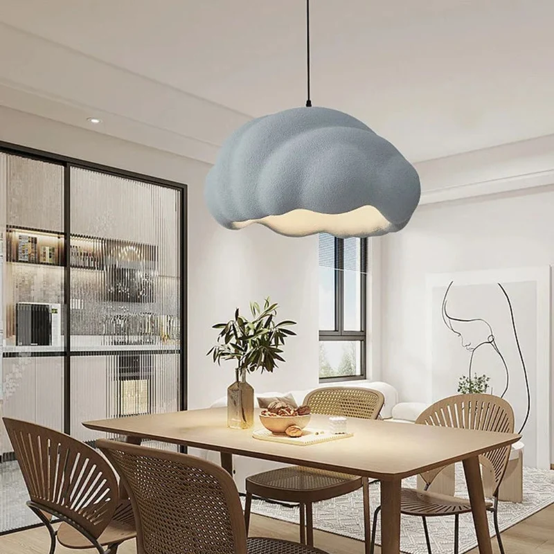 Lustre Chambre à Coucher Nuage Flottant – Noir, Gris ou Blanc