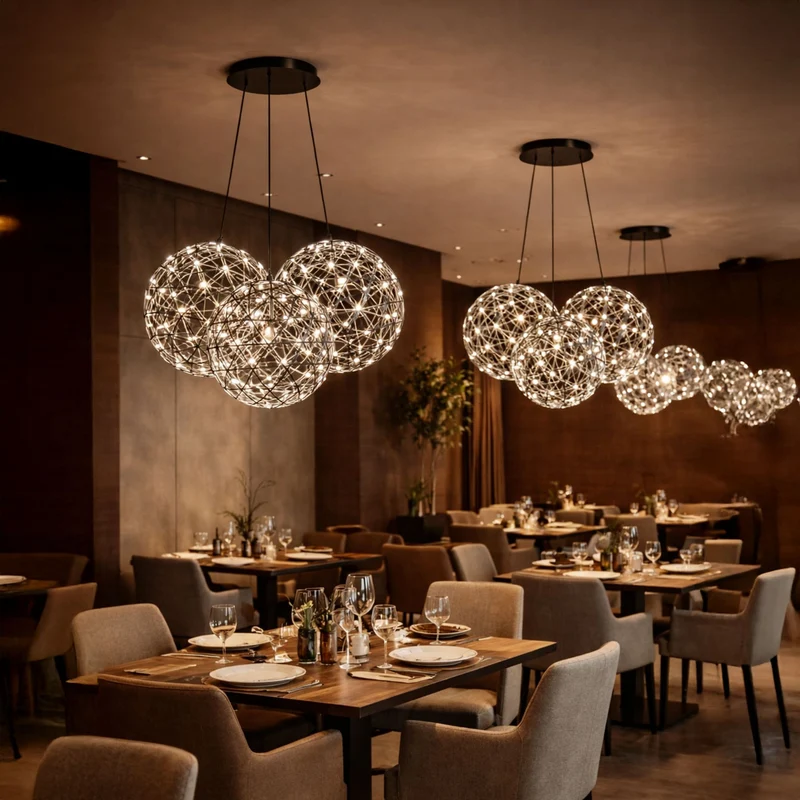 s.luce Atom Cluster LED Mehrfach-Pendelleuchte 3-flammig