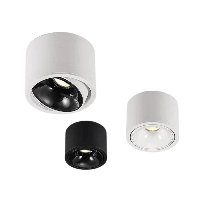 Spot LED Salon Intensité Variable – 7 à 18W, Structure Tubulaire