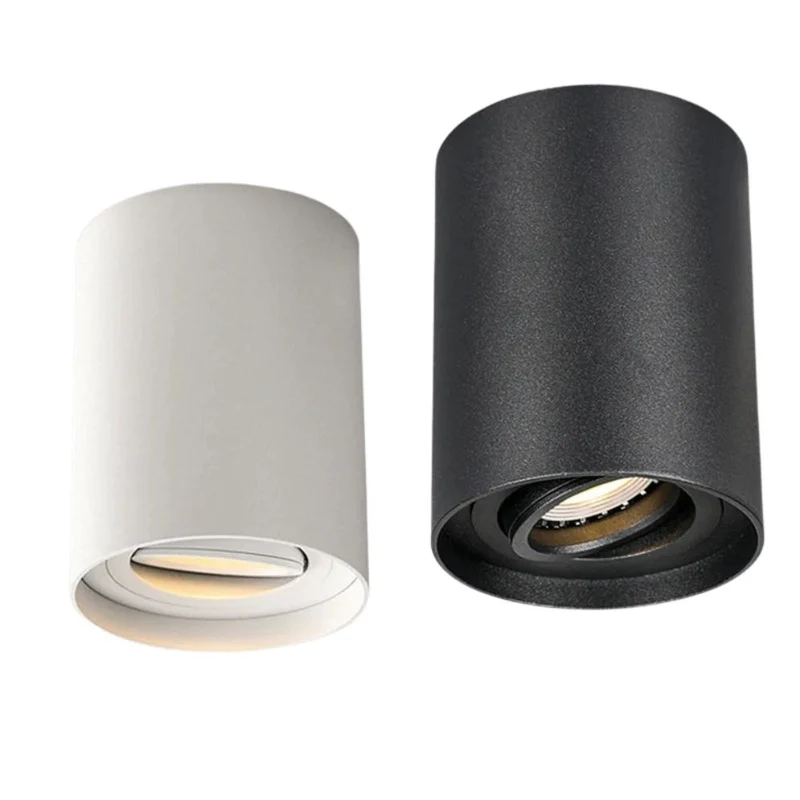Spot Double LED en Aluminium – Angle 30°, Blanc ou Noir Discret