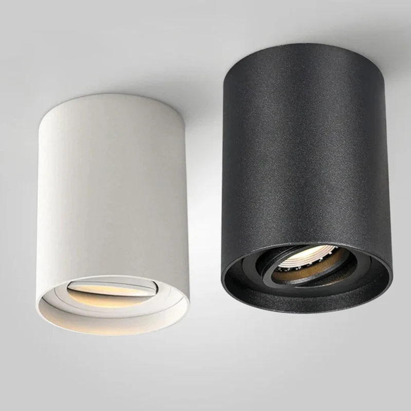 Spot Double LED en Aluminium – Angle 30°, Blanc ou Noir Discret