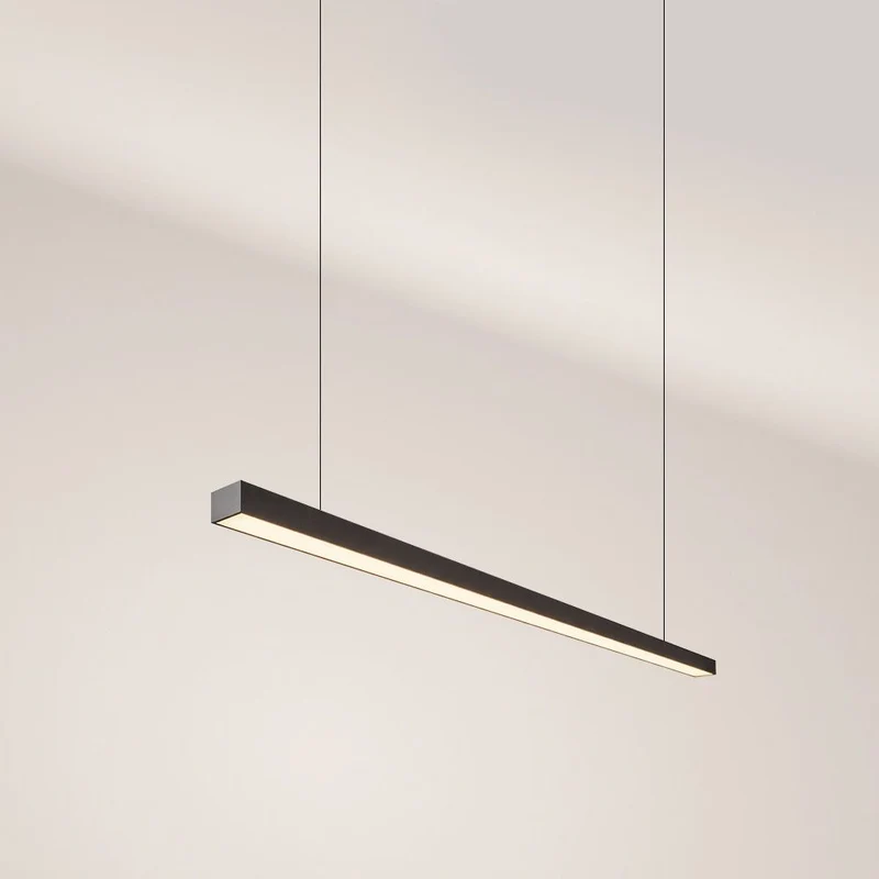s.luce Oris LED-Linienlampe Büro-Pendelleuchte XL nach Maß 2700K