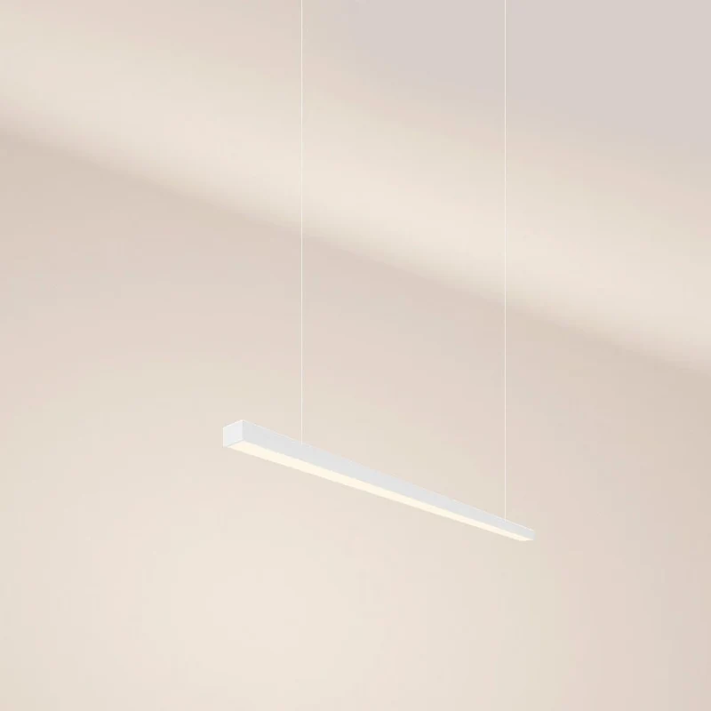 s.luce Oris LED-Linienlampe Büro-Pendelleuchte XL nach Maß 2700K