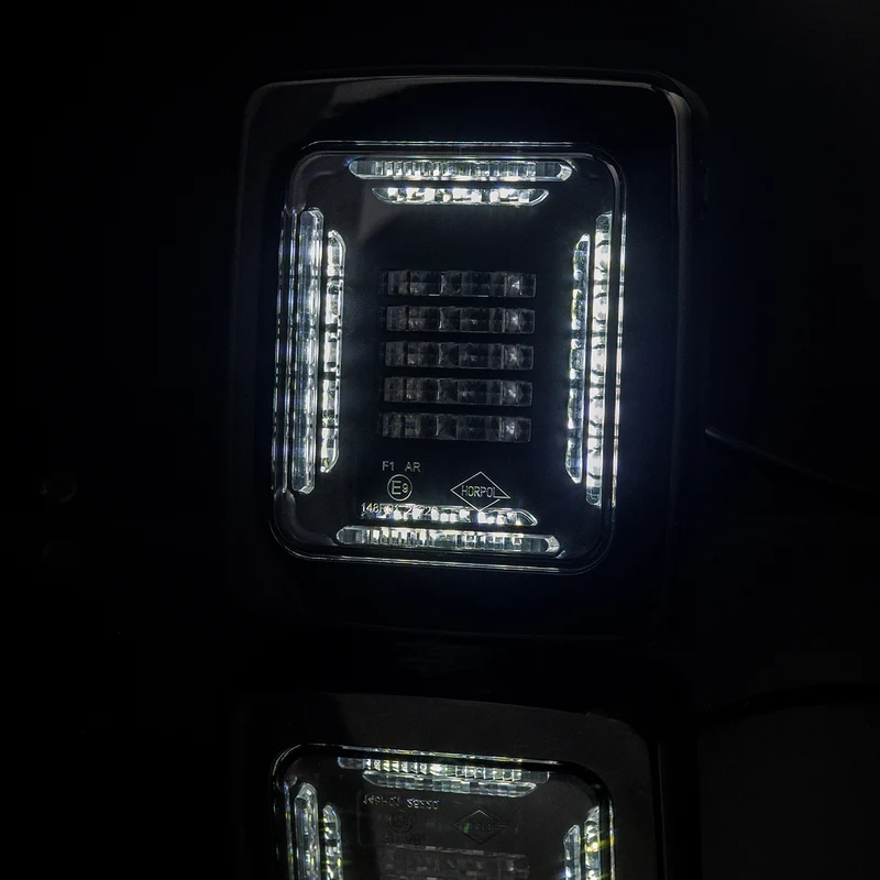 Phare Horpol Cube Block avec feu arrière, de recul et antibrouillard