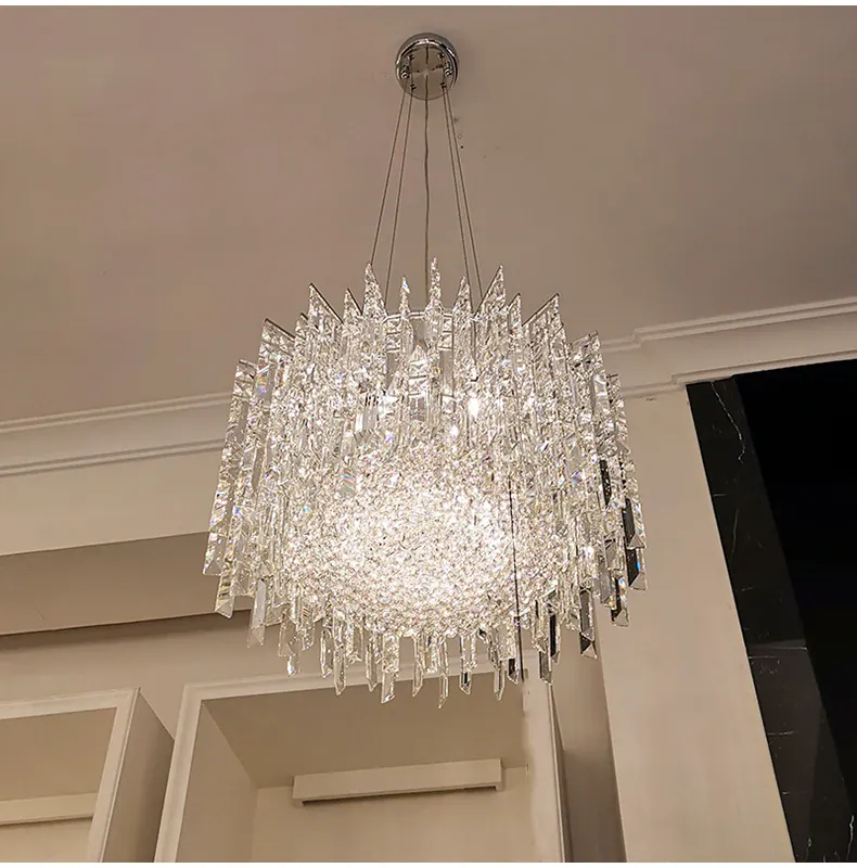 Lustre Dimmable Design Italien en Verre
