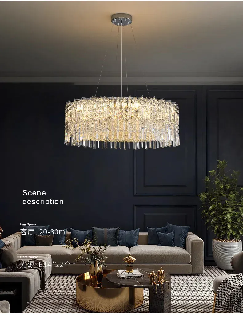 Lustre Dimmable Design Italien en Verre