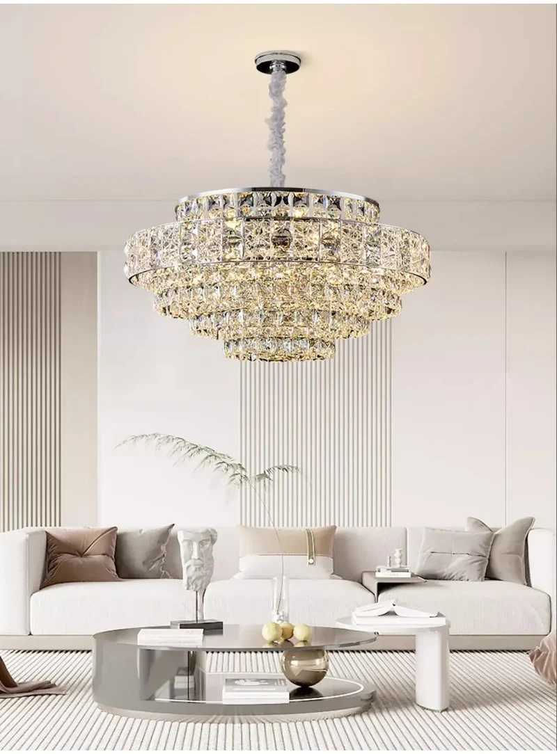 Lustre De Salon Luxe en Verre
