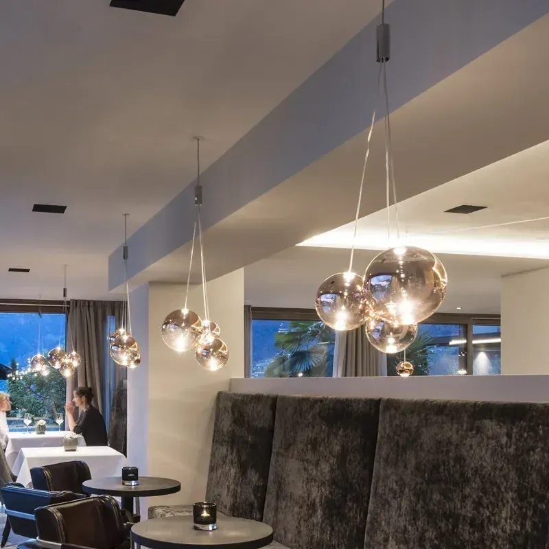 Lustre Ballons en Verre