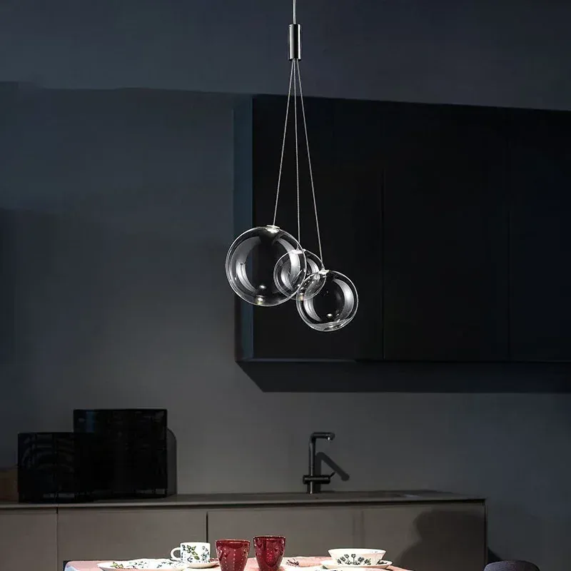 Lustre Ballons en Verre