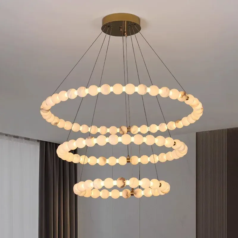 Lustre Blanc Rond Salle A Manger