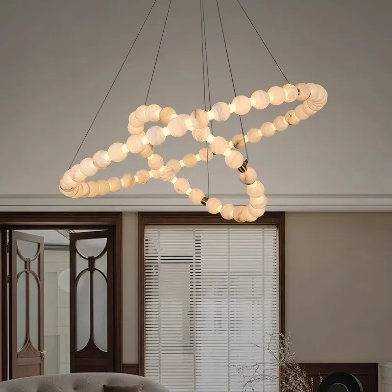 Lustre Blanc Rond Salle A Manger