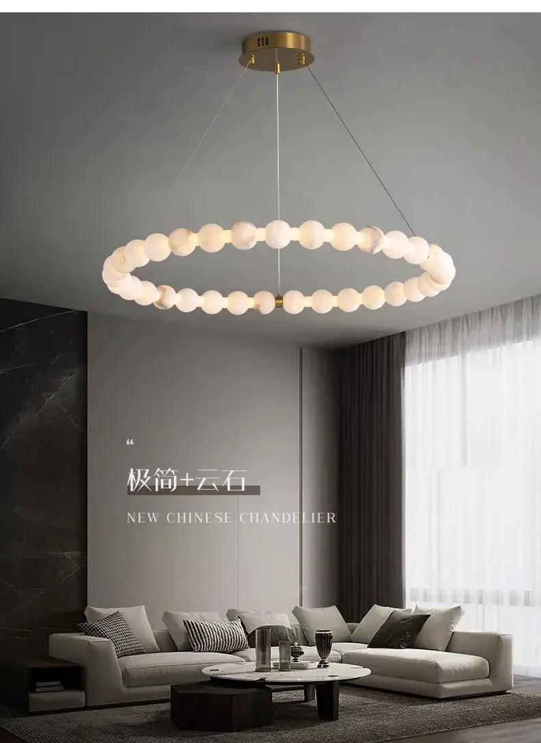 Lustre Blanc Rond Salle A Manger