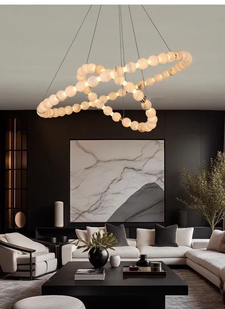 Lustre Blanc Rond Salle A Manger