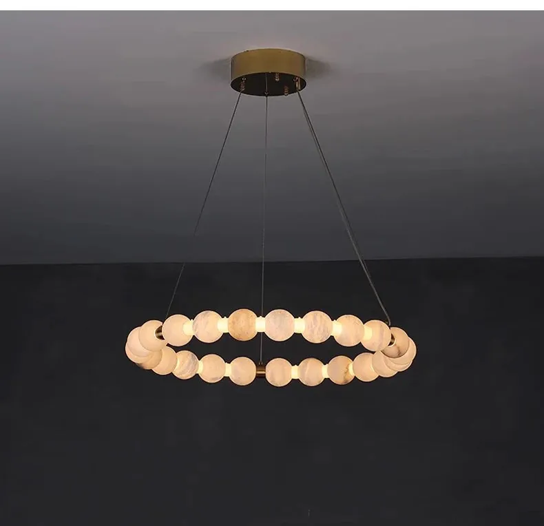 Lustre Blanc Rond Salle A Manger