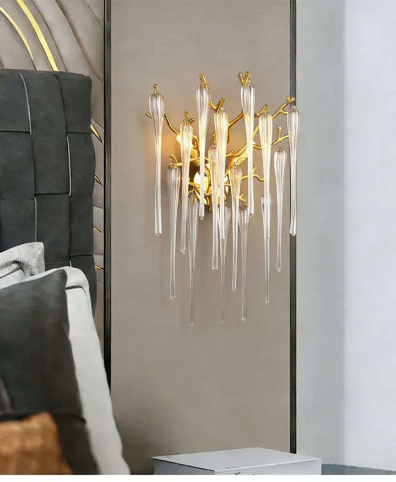 Lampe murale Verre Glacé