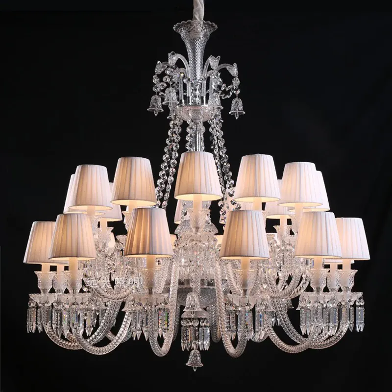 Lustre Luxe Art Déco En Cristal