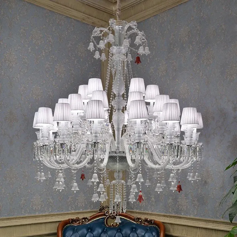 Lustre Luxe Art Déco En Cristal