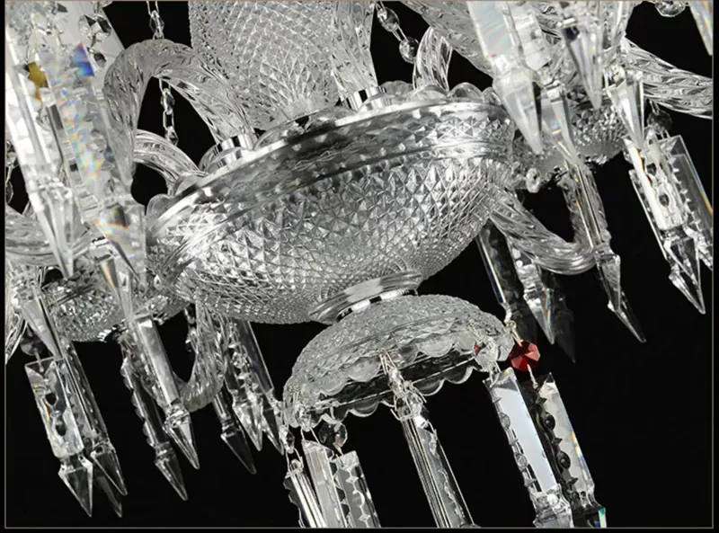 Lustre Luxe Art Déco En Cristal