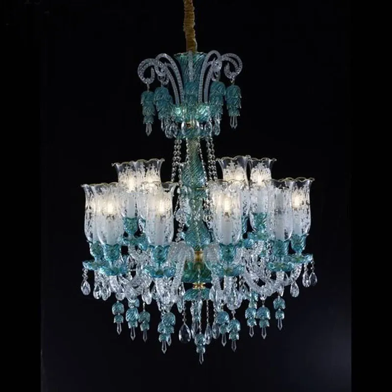 Lustre Luxueux en Cristal pour Chateau