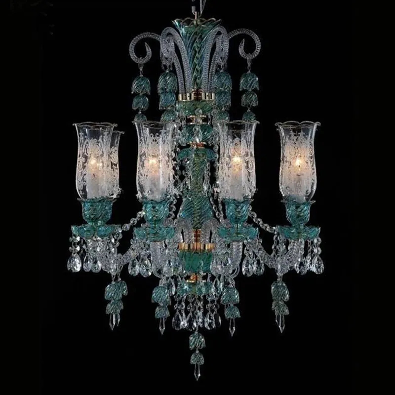 Lustre Luxueux en Cristal pour Chateau