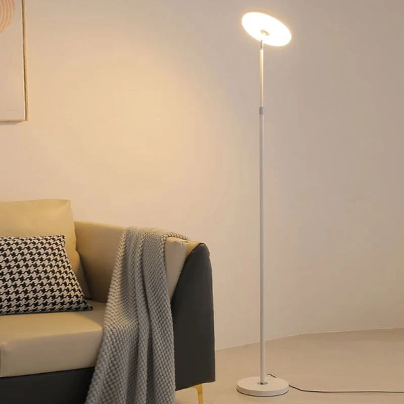 Luminaire Scandinave à Tige Réglable 150-180cm – Métal Noir Mat